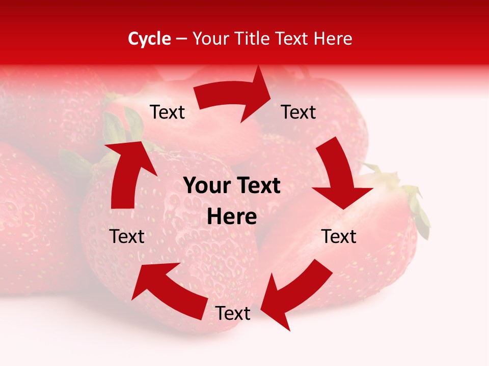 Leaf Fruit White PowerPoint Template