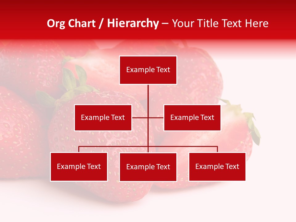 Leaf Fruit White PowerPoint Template