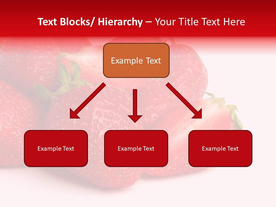 Leaf Fruit White PowerPoint Template