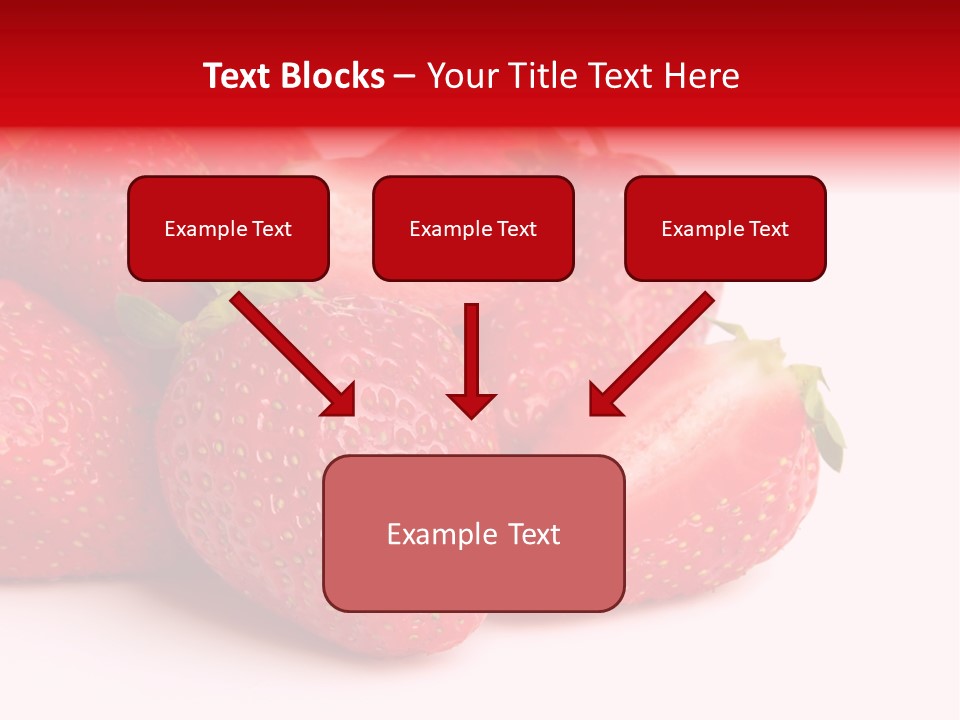 Leaf Fruit White PowerPoint Template