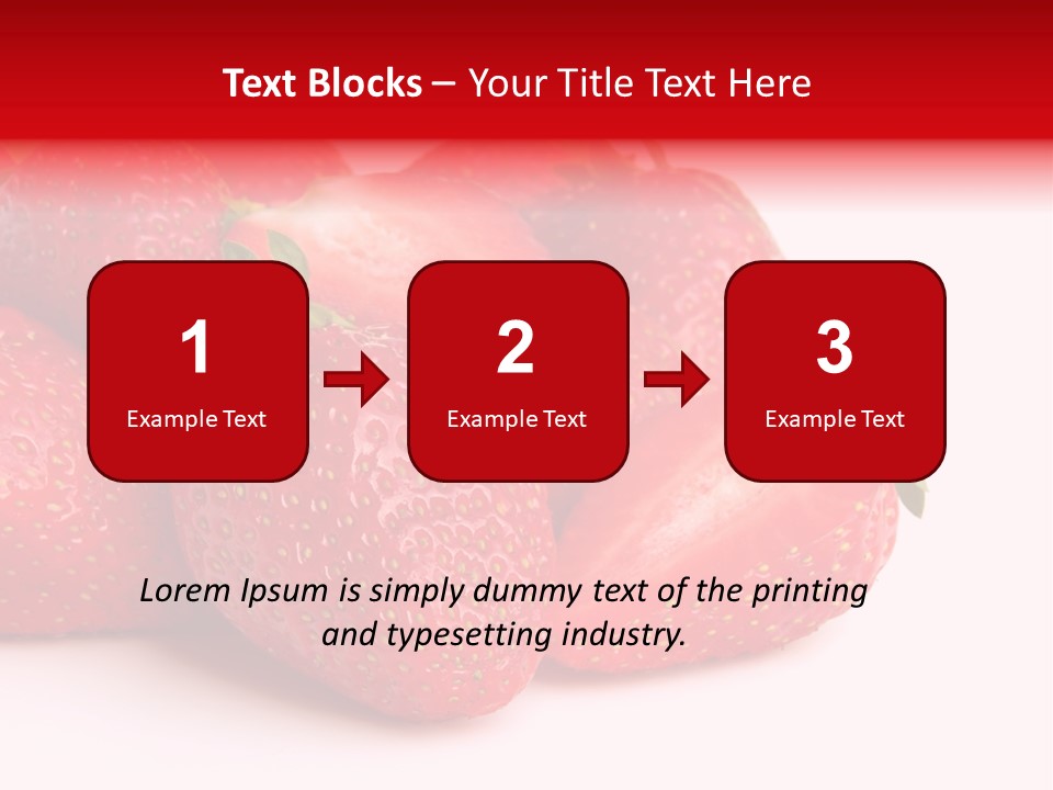 Leaf Fruit White PowerPoint Template