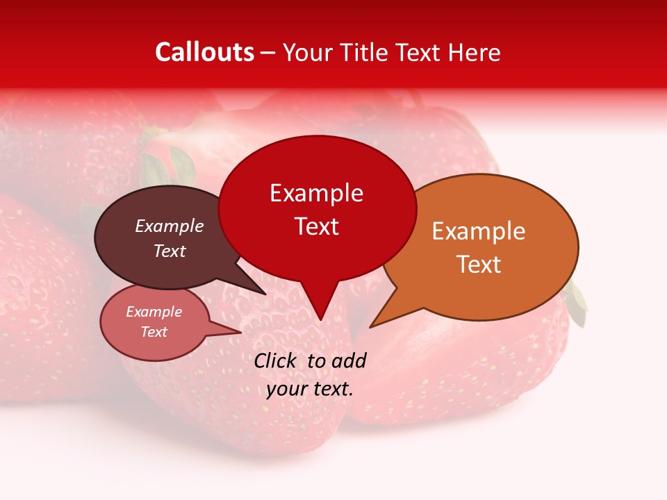 Leaf Fruit White PowerPoint Template