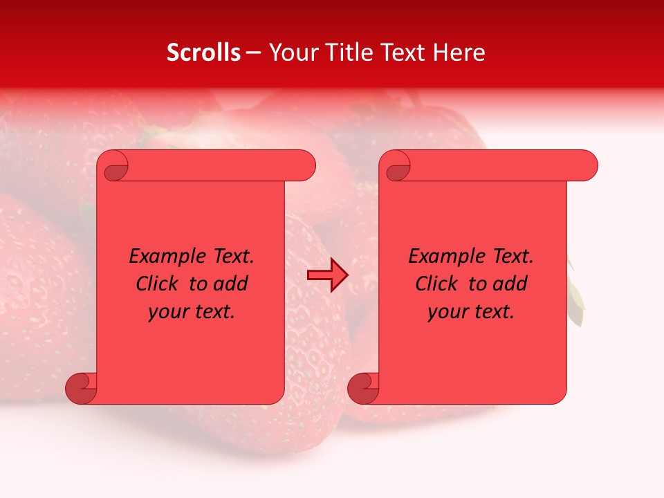 Leaf Fruit White PowerPoint Template