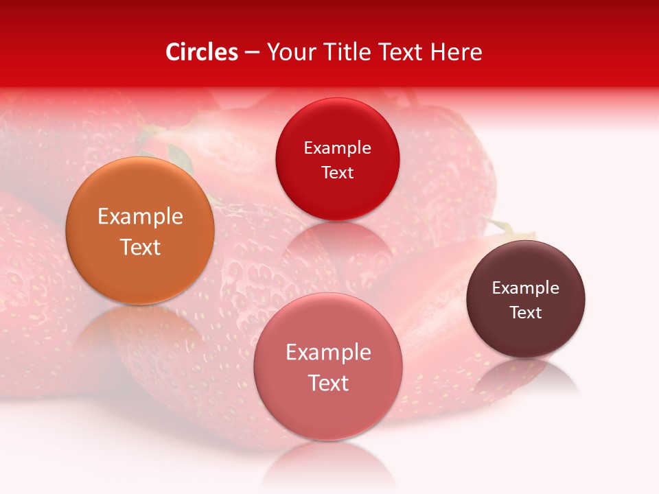 Leaf Fruit White PowerPoint Template