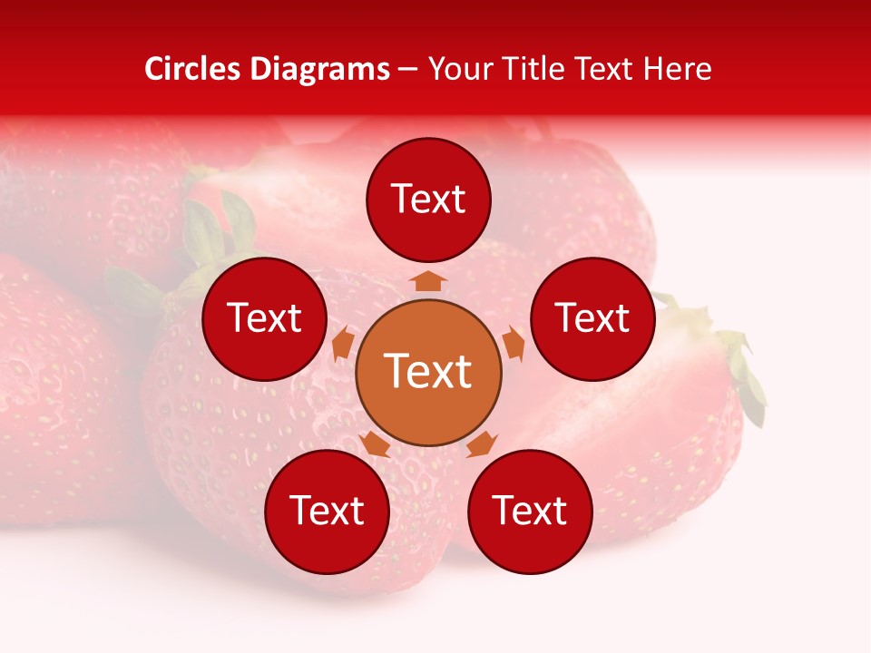 Leaf Fruit White PowerPoint Template