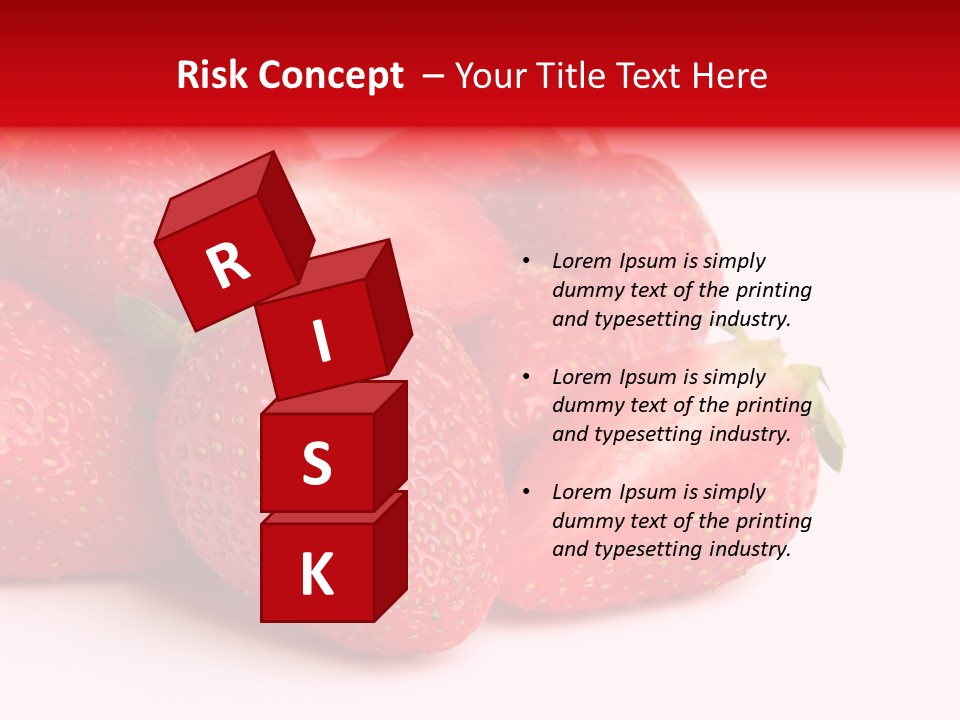 Leaf Fruit White PowerPoint Template