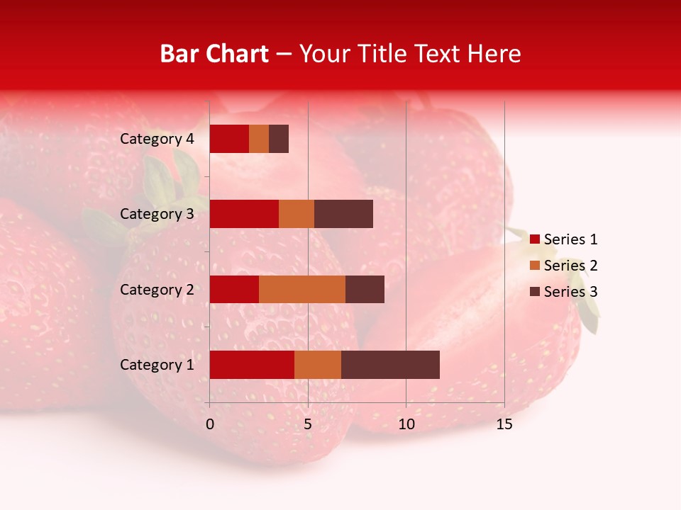 Leaf Fruit White PowerPoint Template
