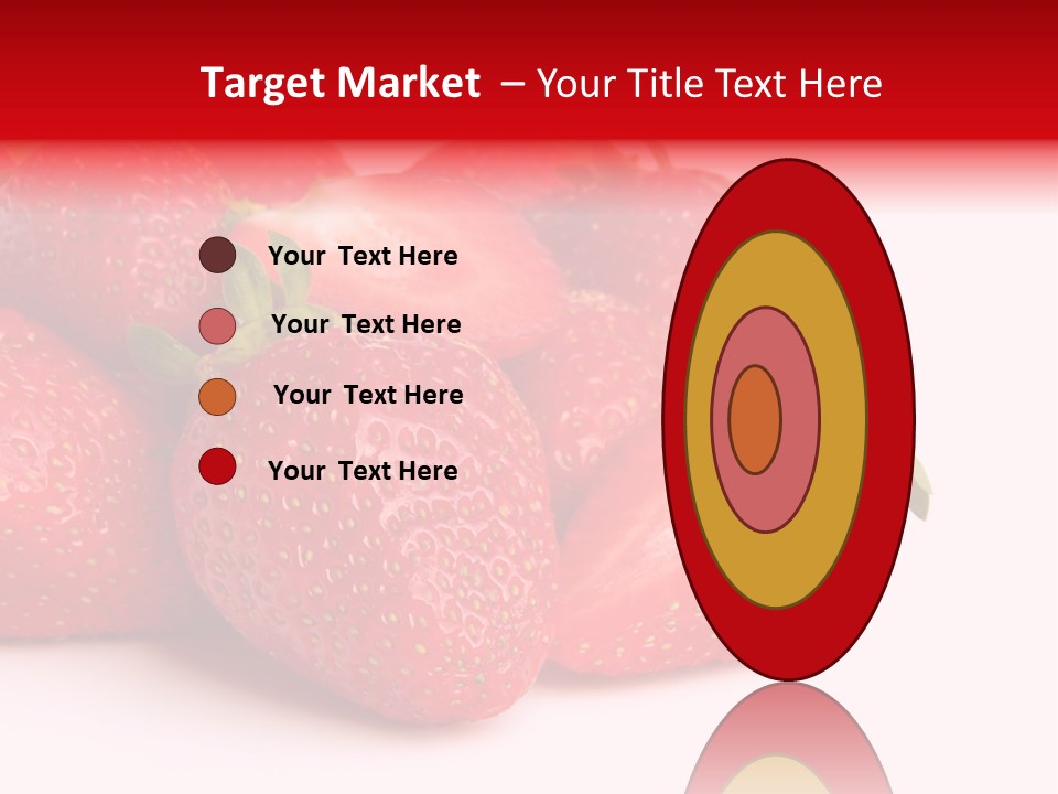 Leaf Fruit White PowerPoint Template