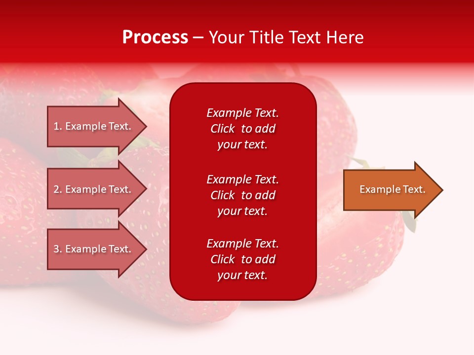 Leaf Fruit White PowerPoint Template