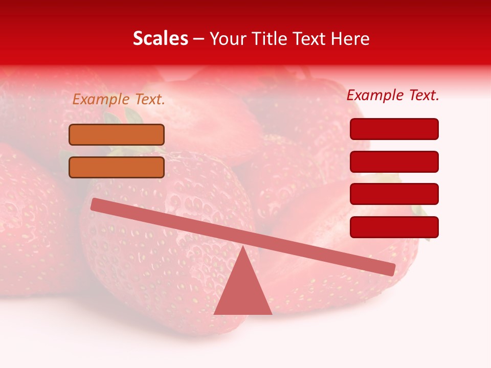 Leaf Fruit White PowerPoint Template