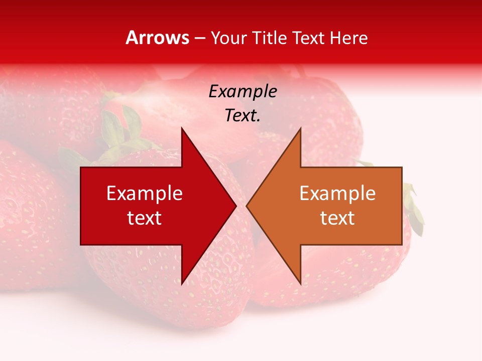 Leaf Fruit White PowerPoint Template