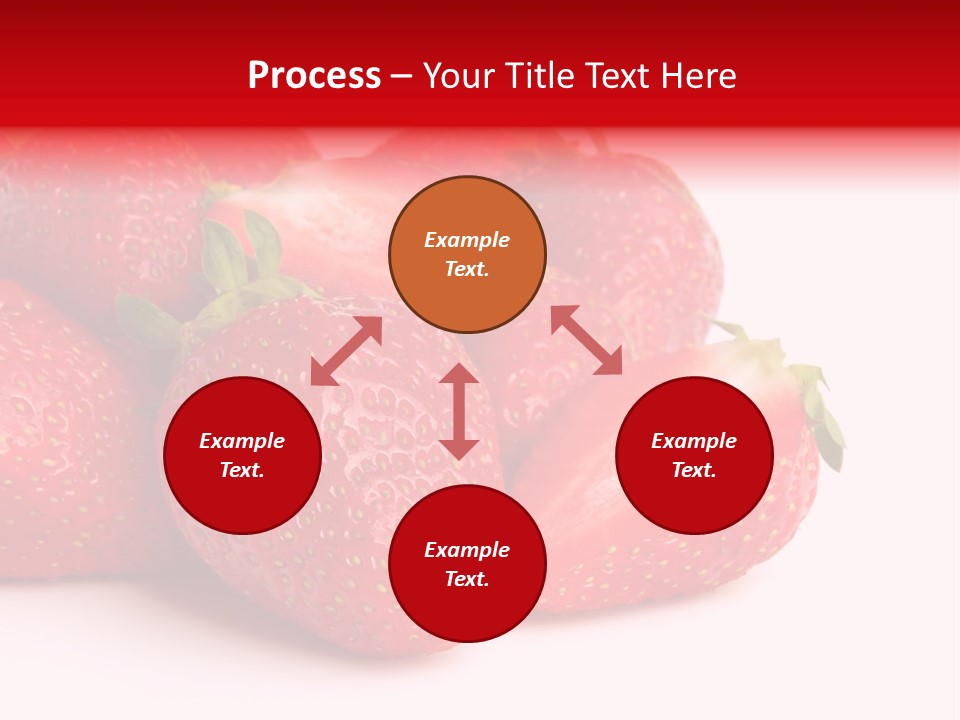 Leaf Fruit White PowerPoint Template