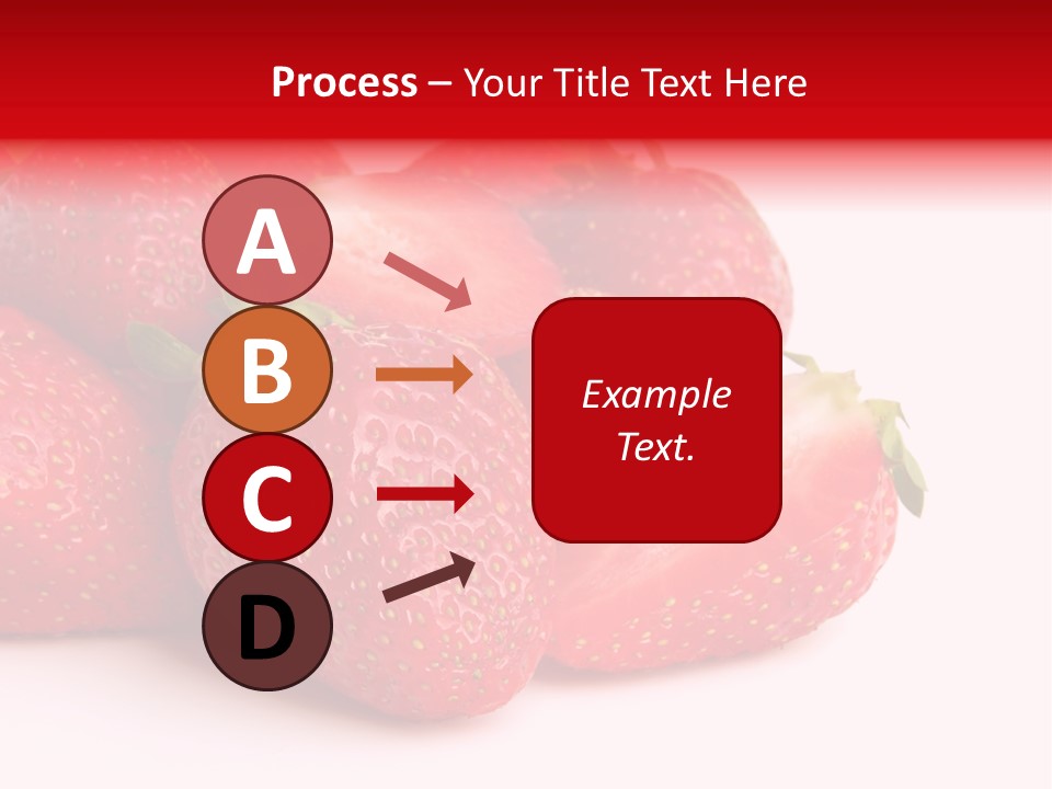 Leaf Fruit White PowerPoint Template