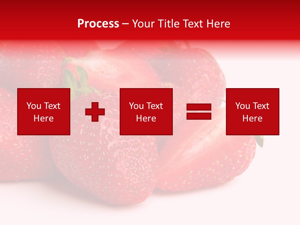 Leaf Fruit White PowerPoint Template