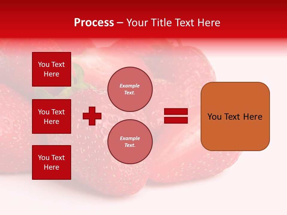 Leaf Fruit White PowerPoint Template