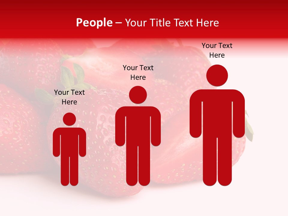 Leaf Fruit White PowerPoint Template