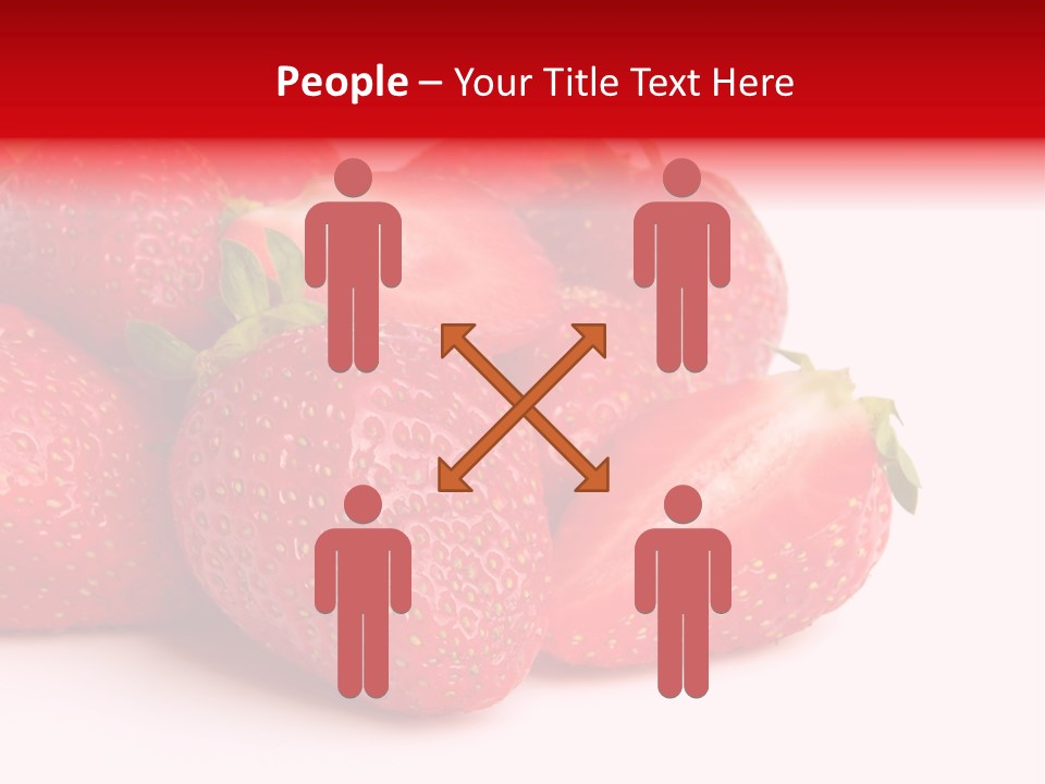 Leaf Fruit White PowerPoint Template