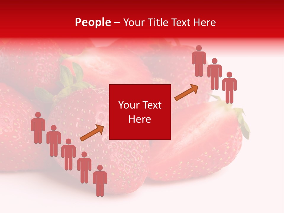 Leaf Fruit White PowerPoint Template