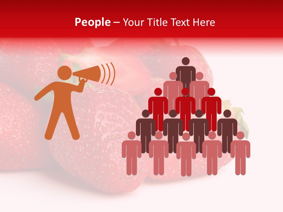 Leaf Fruit White PowerPoint Template