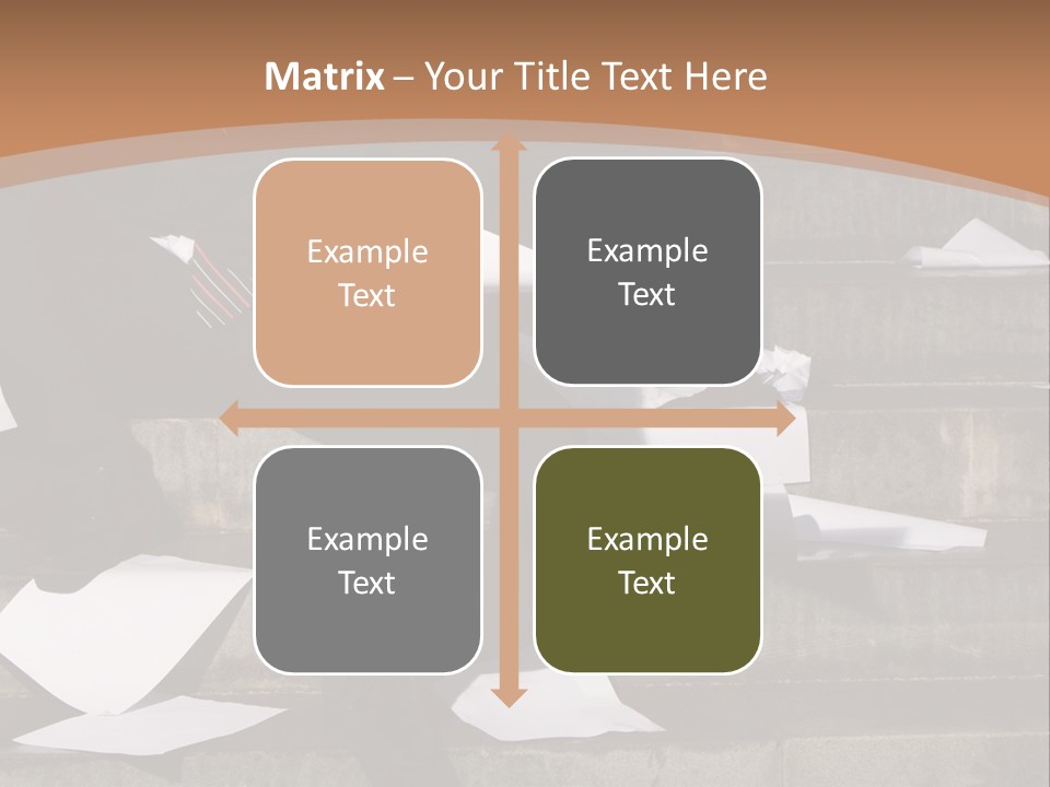 Loss Holding Unemployment PowerPoint Template