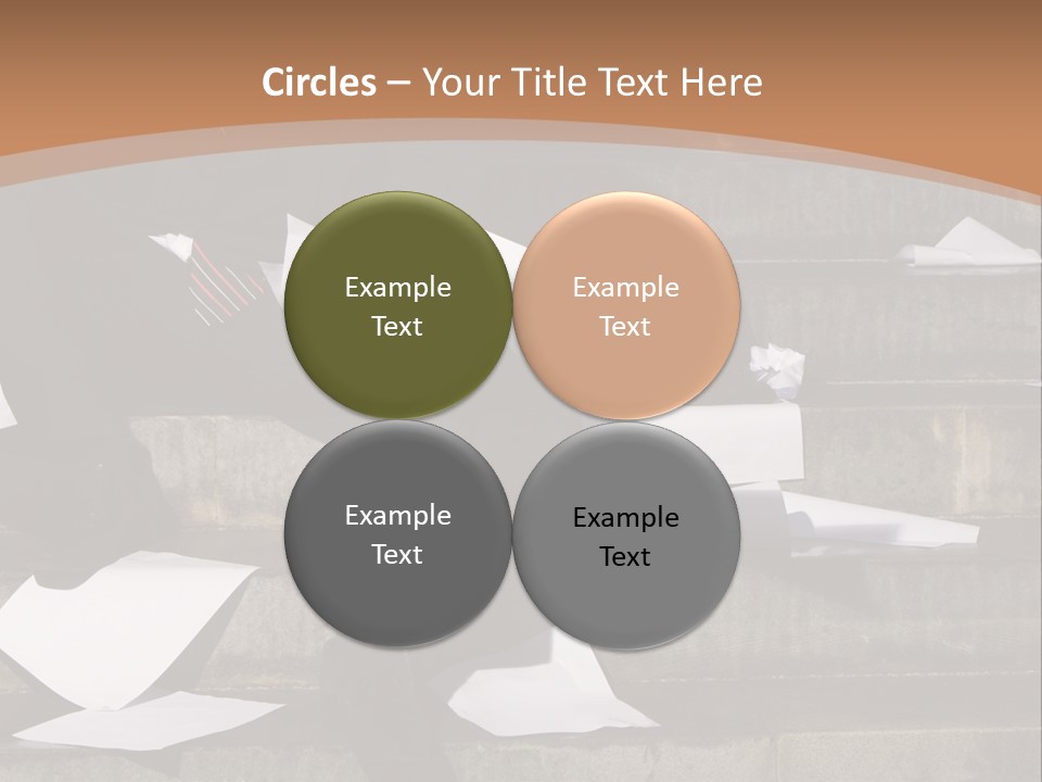 Loss Holding Unemployment PowerPoint Template