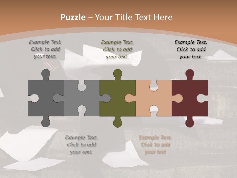 Loss Holding Unemployment PowerPoint Template