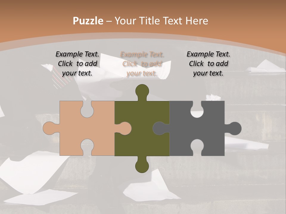 Loss Holding Unemployment PowerPoint Template