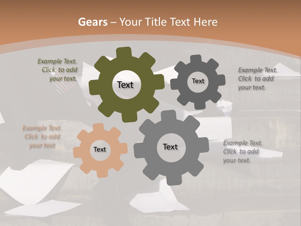 Loss Holding Unemployment PowerPoint Template