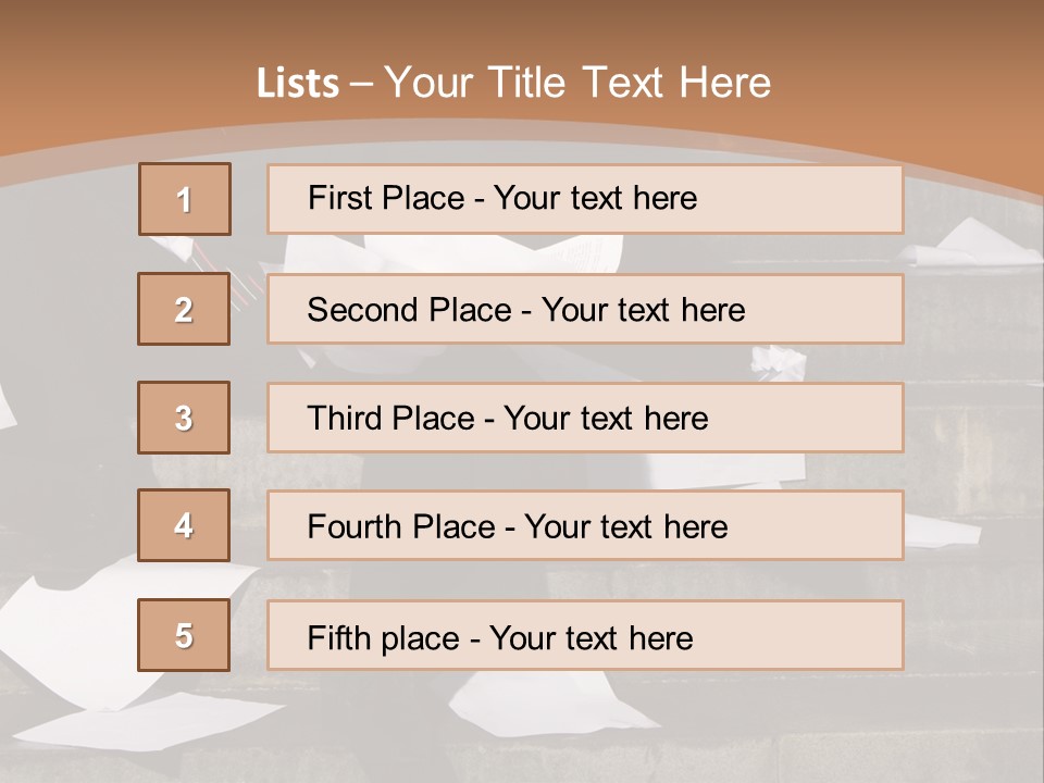 Loss Holding Unemployment PowerPoint Template