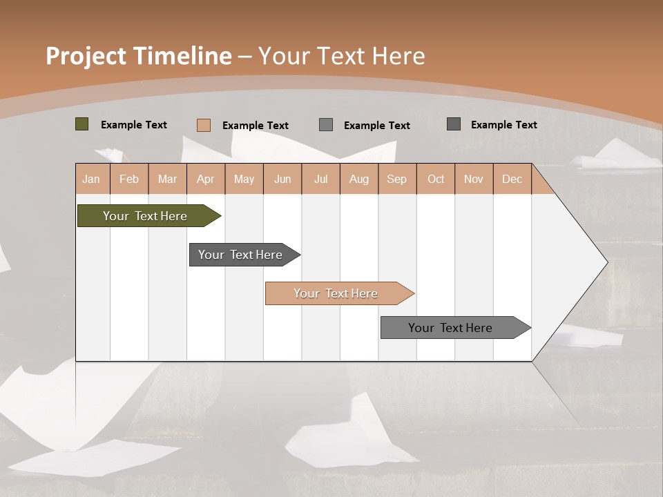Loss Holding Unemployment PowerPoint Template