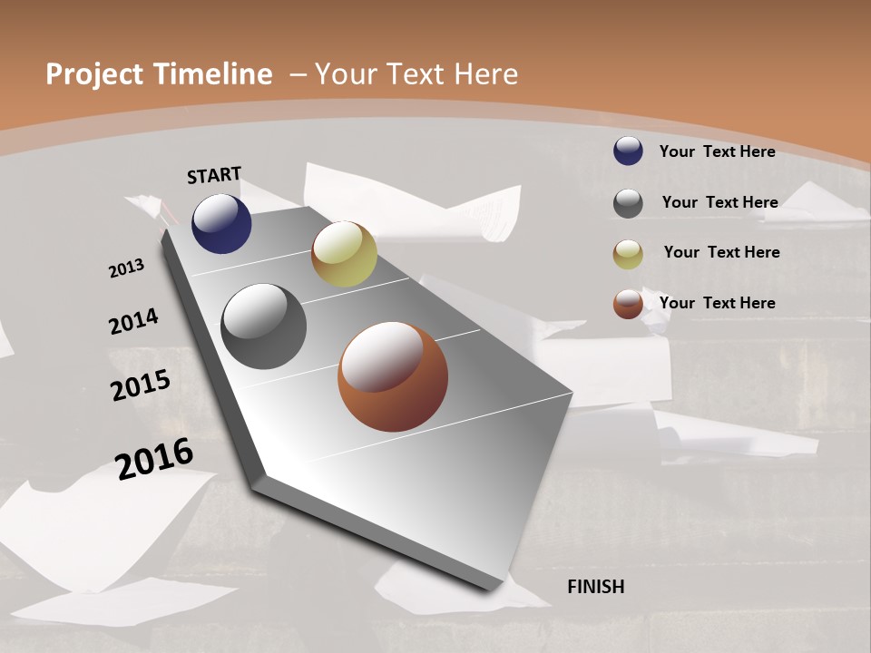 Loss Holding Unemployment PowerPoint Template