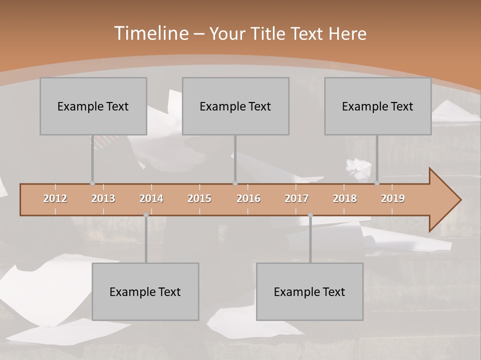 Loss Holding Unemployment PowerPoint Template