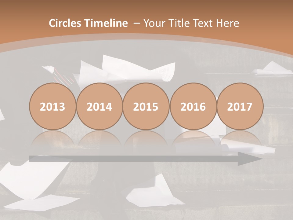 Loss Holding Unemployment PowerPoint Template