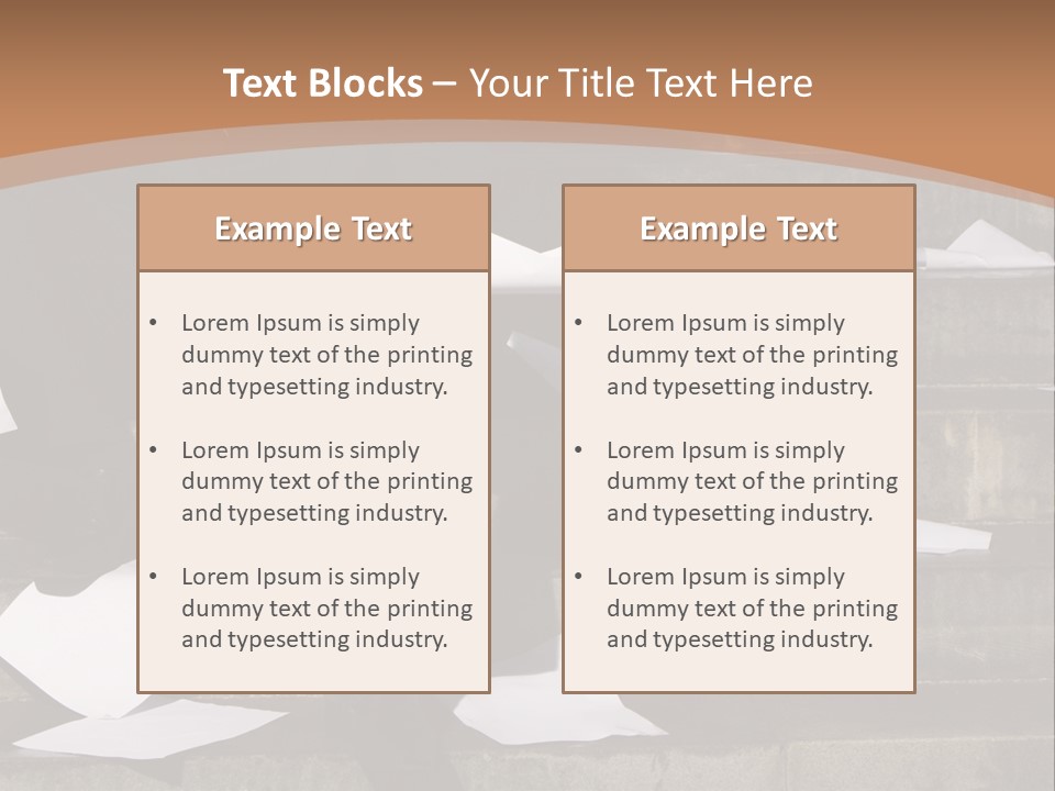 Loss Holding Unemployment PowerPoint Template