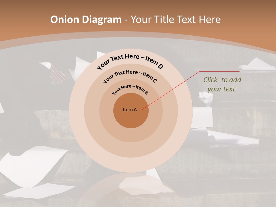 Loss Holding Unemployment PowerPoint Template