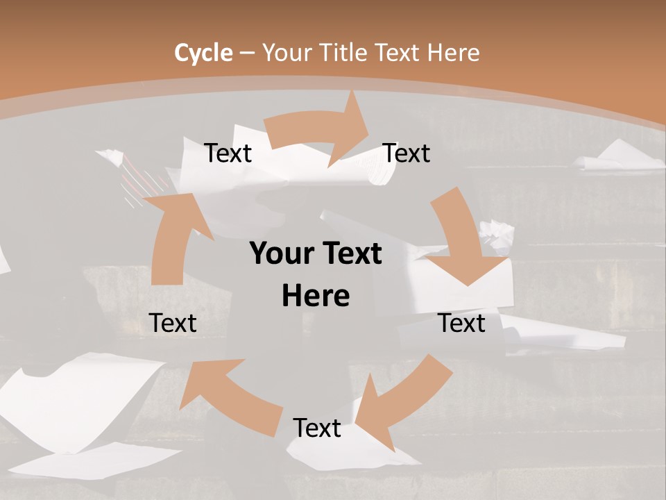 Loss Holding Unemployment PowerPoint Template
