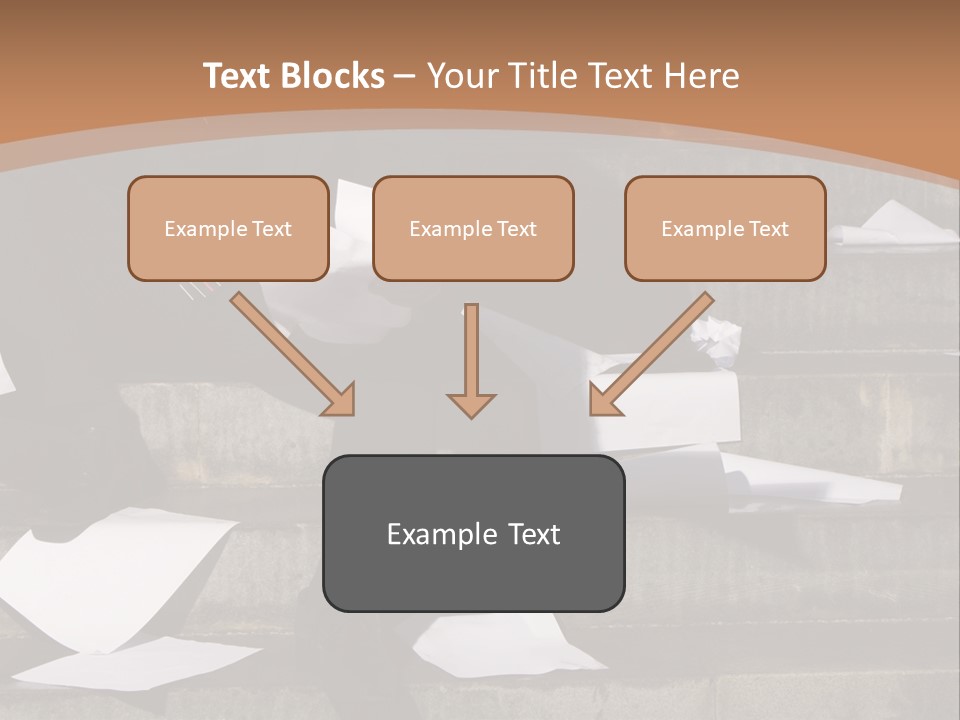 Loss Holding Unemployment PowerPoint Template