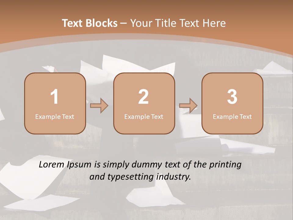 Loss Holding Unemployment PowerPoint Template