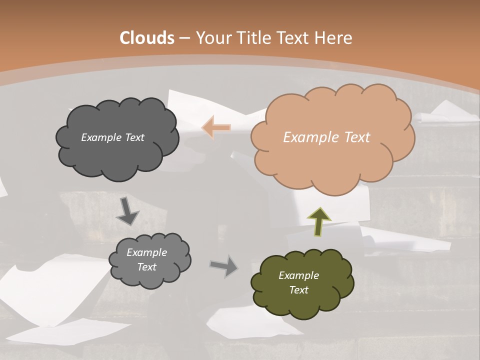 Loss Holding Unemployment PowerPoint Template