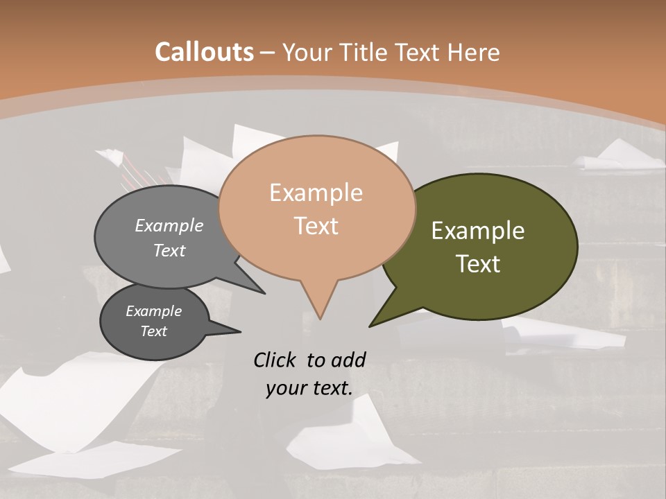 Loss Holding Unemployment PowerPoint Template