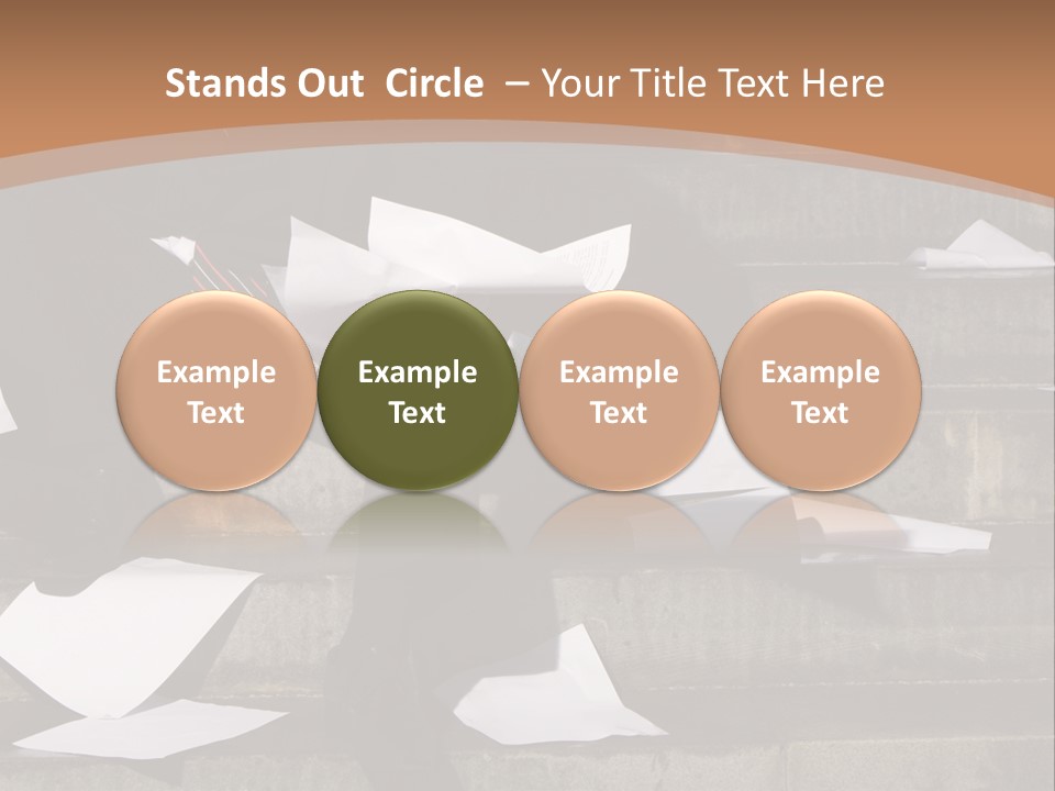 Loss Holding Unemployment PowerPoint Template