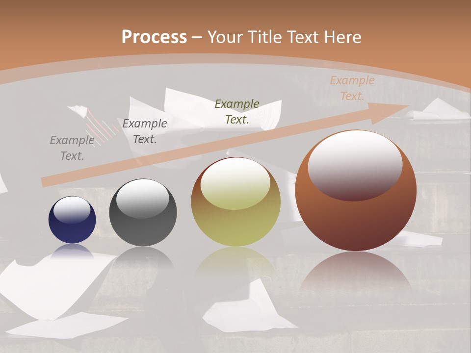 Loss Holding Unemployment PowerPoint Template