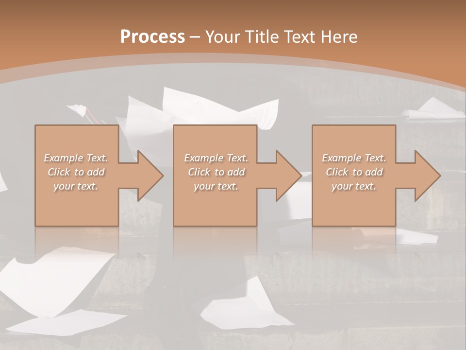Loss Holding Unemployment PowerPoint Template