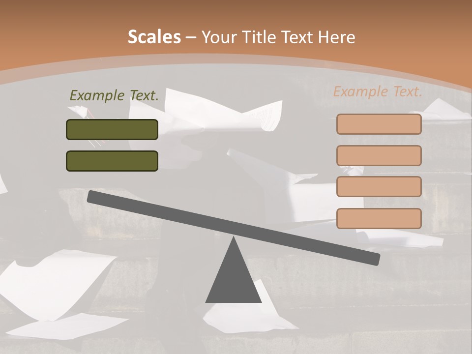 Loss Holding Unemployment PowerPoint Template