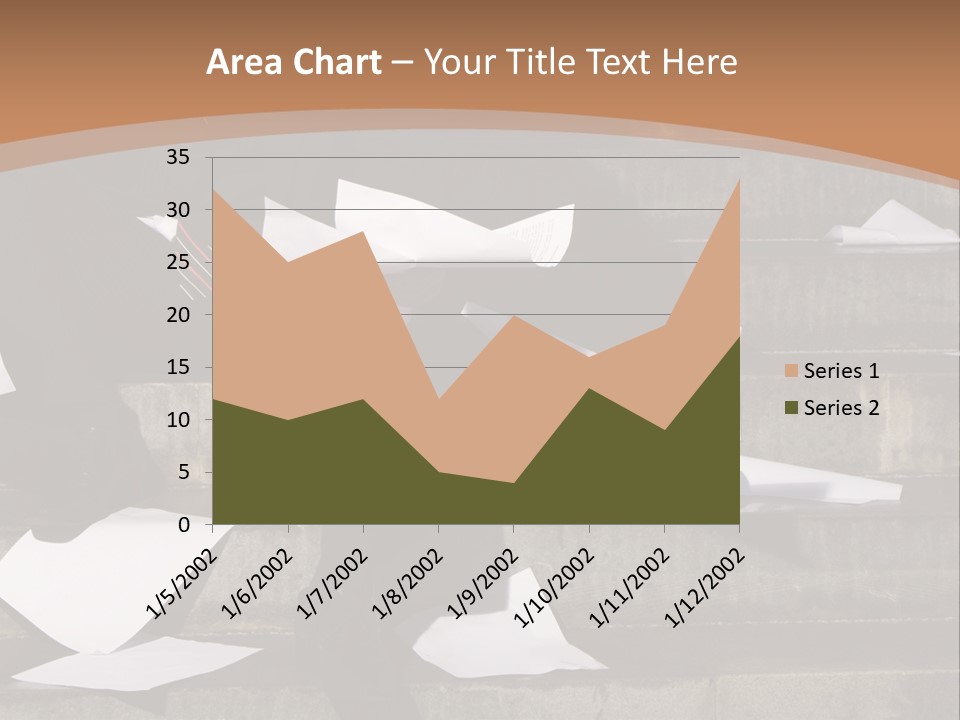 Loss Holding Unemployment PowerPoint Template