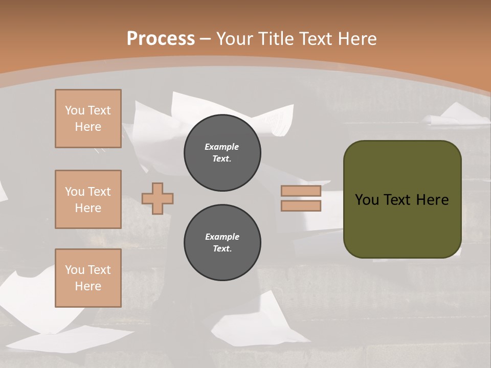 Loss Holding Unemployment PowerPoint Template