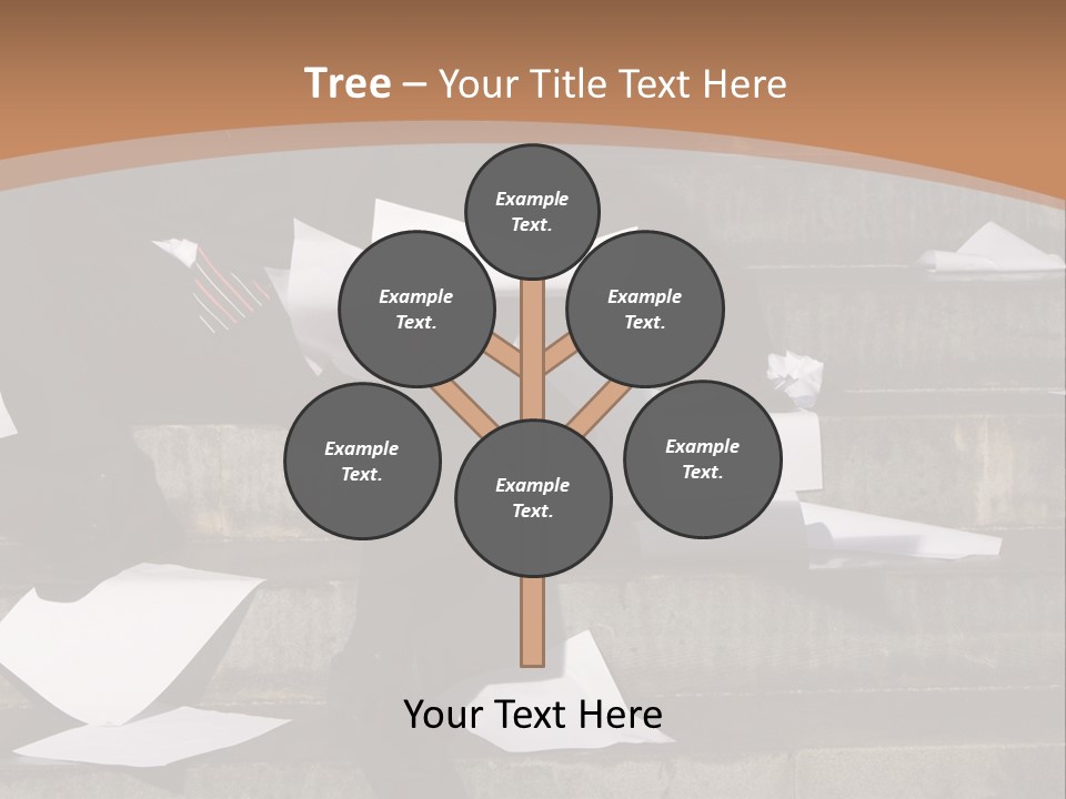 Loss Holding Unemployment PowerPoint Template