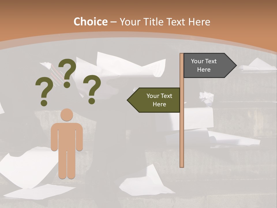 Loss Holding Unemployment PowerPoint Template