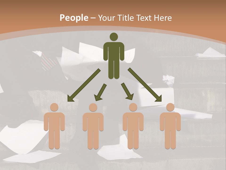 Loss Holding Unemployment PowerPoint Template