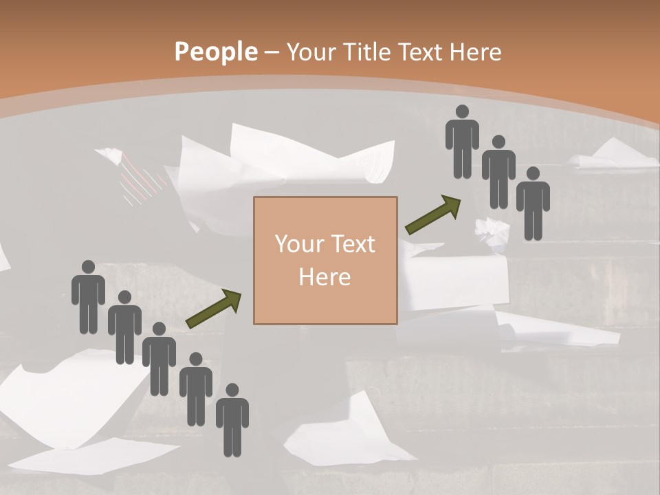 Loss Holding Unemployment PowerPoint Template